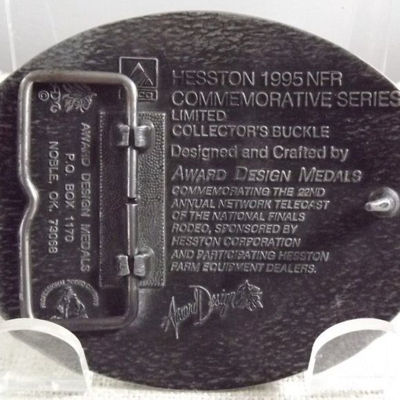 National Finals Rodeo 1995 HESSTON Belt Buckle - Picture 5 of 8